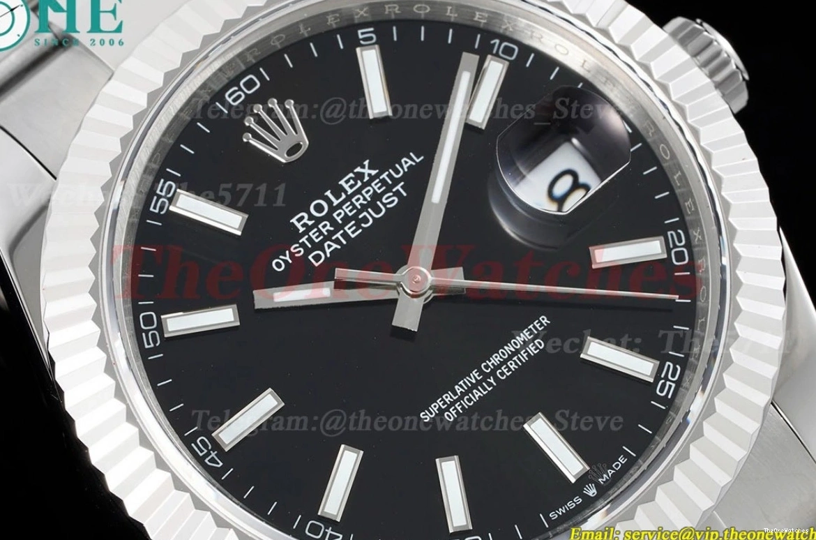VR3235 126334 Oyster SS GMF 41mm Datejust SS Black 0405